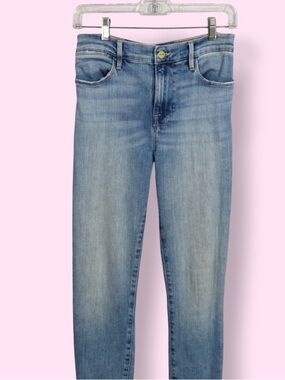FRAME Le High Skinny Jeans Light Wash Women’s Size ~26 Film Worn The Boys